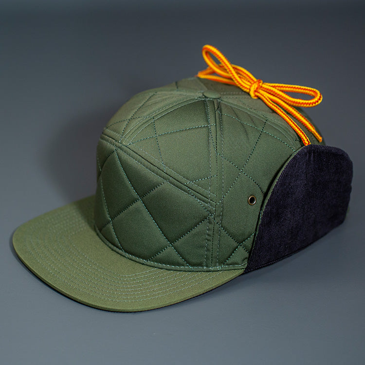 LODEN & BLACK - Diamond Quilt & Corduroy