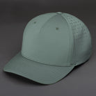 The Vanguard blank performance Snapback hat in Blue Grey by Blvnk Headwear.