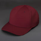 The Vanguard blank performance Snapback hat in Syrah by Blvnk Headwear.