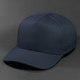The Blvnk Headwear Origin Vintage Shape Blank Snapback Hat  in the Navy color way.