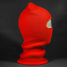 Heist Robber Mask Blank Ski Mask in Rad Orange by Blvnk Headwear.