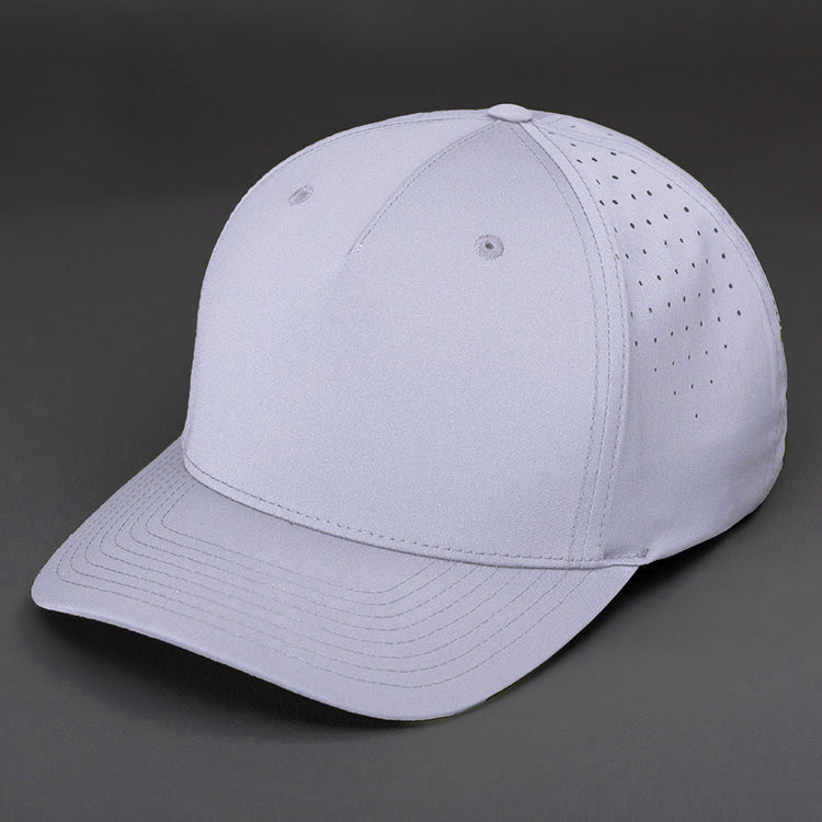 The Vanguard blank performance Snapback hat in Lilac  by Blvnk Headwear.