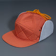 RUST & LIGHT GREY - Diamond Quilt & Corduroy